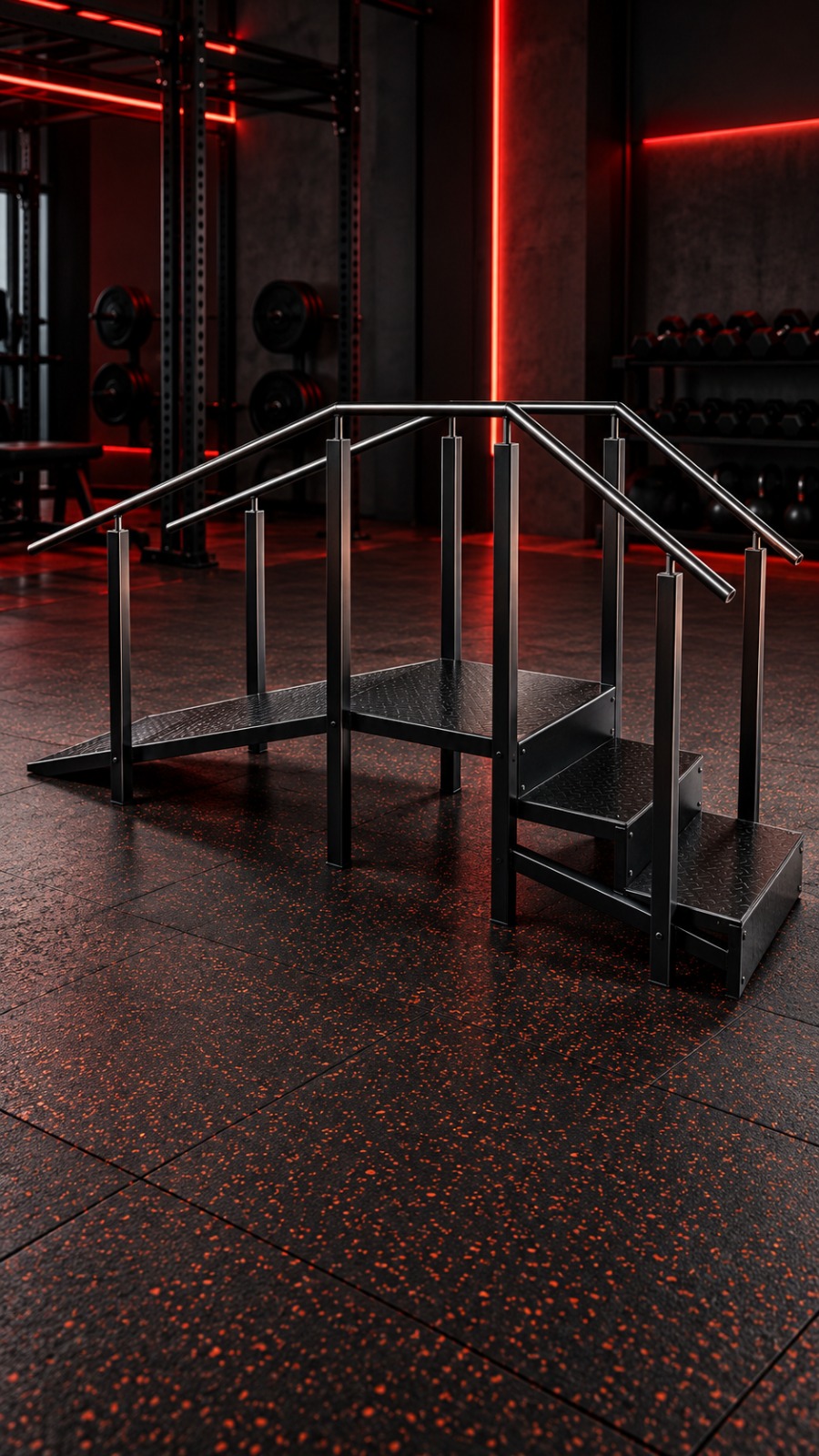 Escalera de Rehabilitación con Rampa