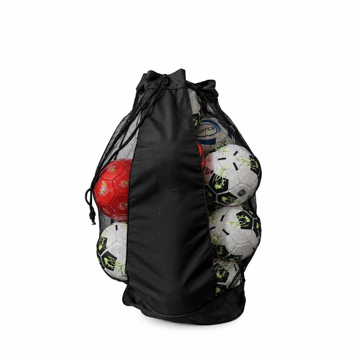 Bolso portapelotas con red