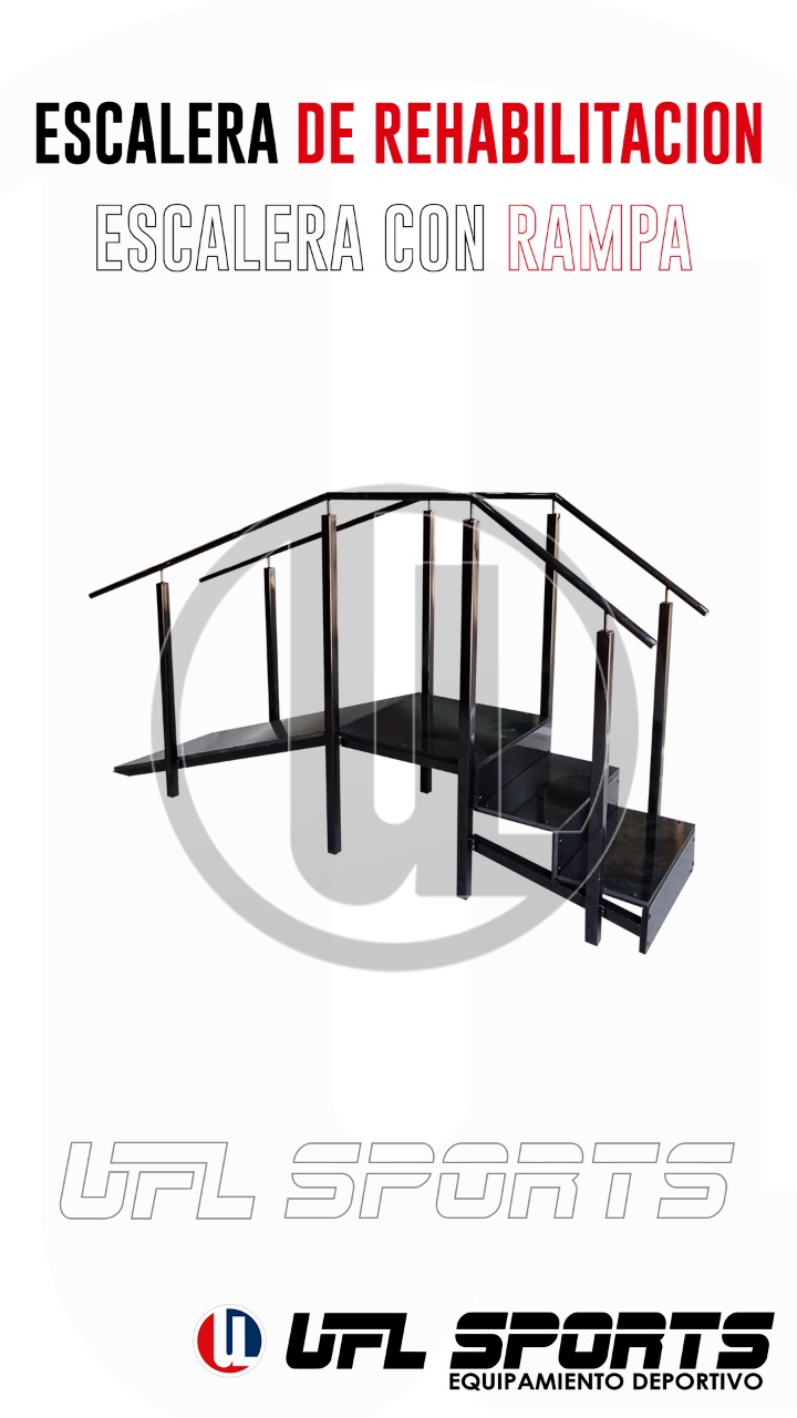 Escalera de Rehabilitación con Rampa