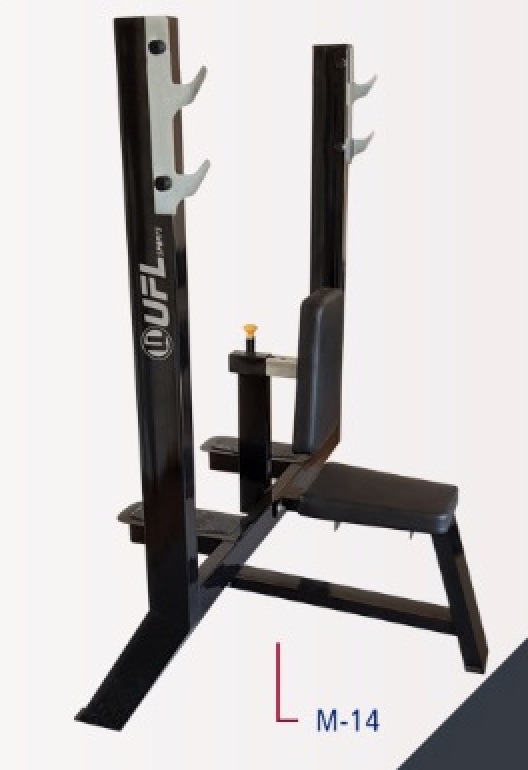 Banco Hombro Recto 90° con Soporte Olímpico FULL