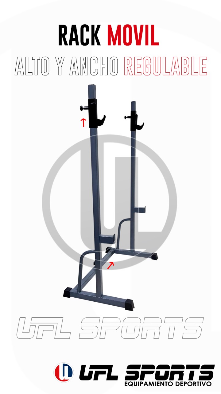 Rack Movil Alto y Ancho Regulable