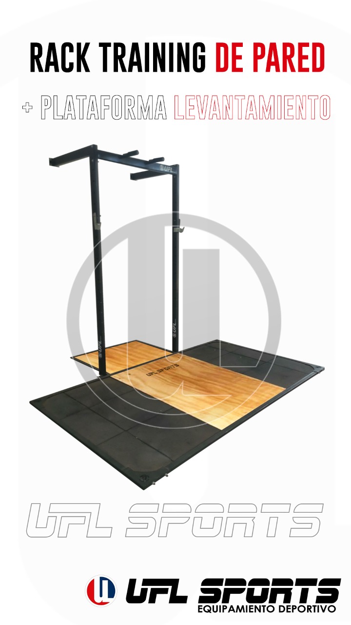 Rack Training de Pared + Plataforma Levantamiento